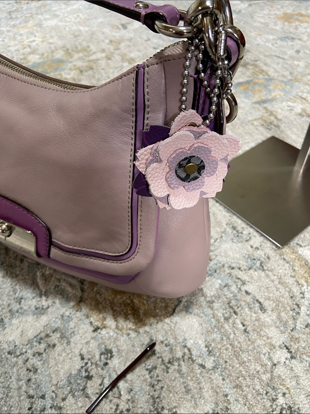 Coach 2013 Kristen Spectator Purple and Violet Crossbody-Shoulder Bag - Picture 16 of 16
